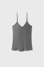 Bias Cut Cami Grey Pearl