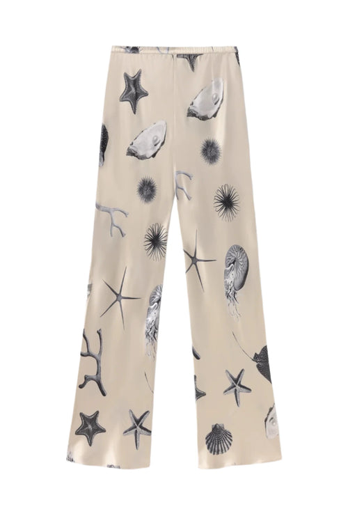 Bias Cut Pants Seashells