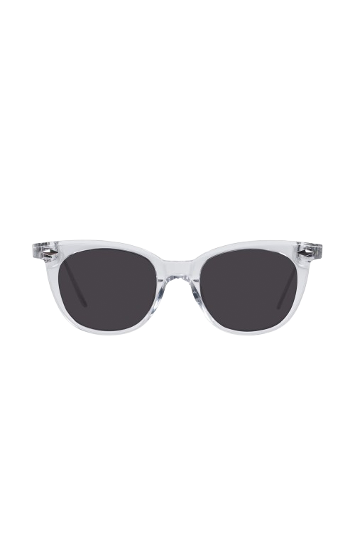 Polarised Mercy Crystal w. Silver Metal / Black Lens