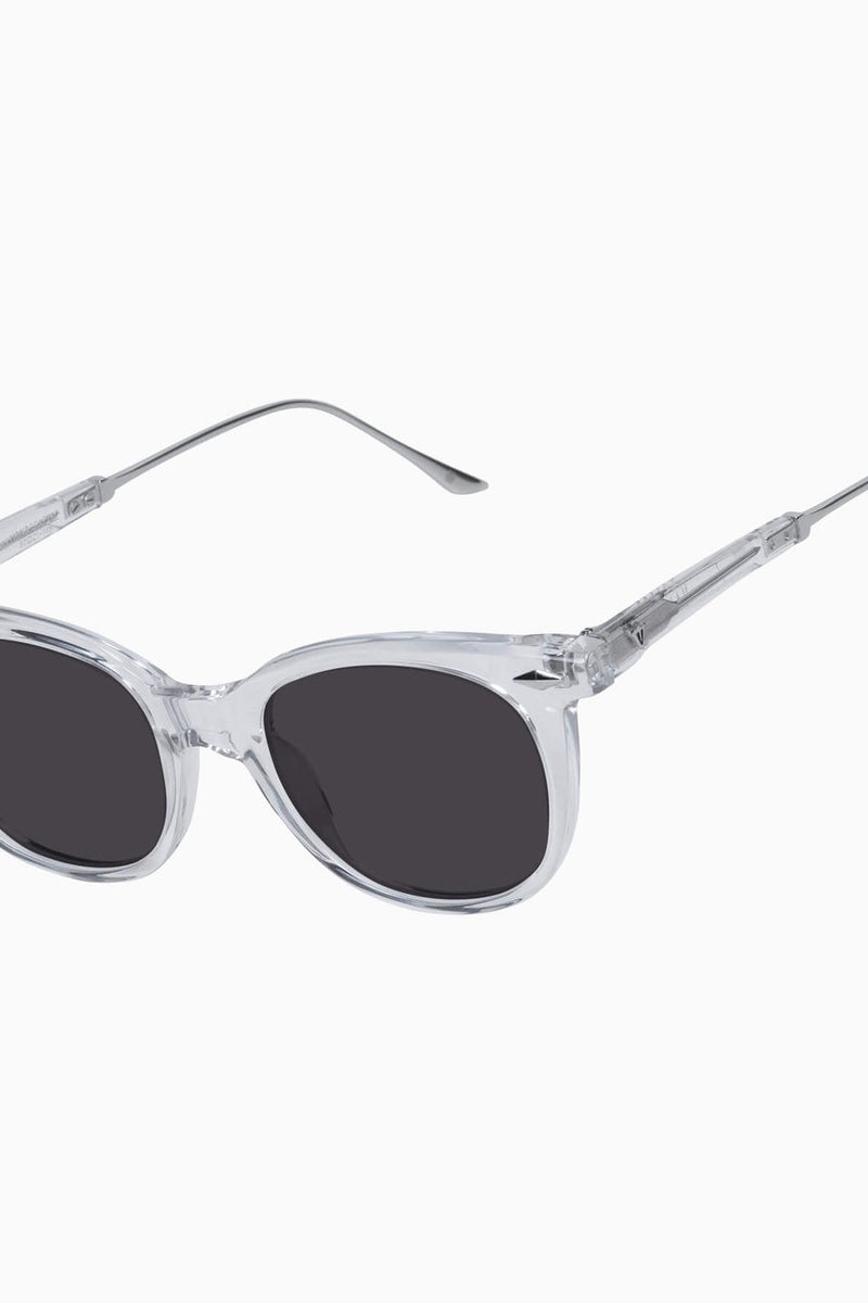 Polarised Mercy Crystal w. Silver Metal / Black Lens