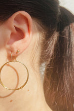 Moon Earrings Gold