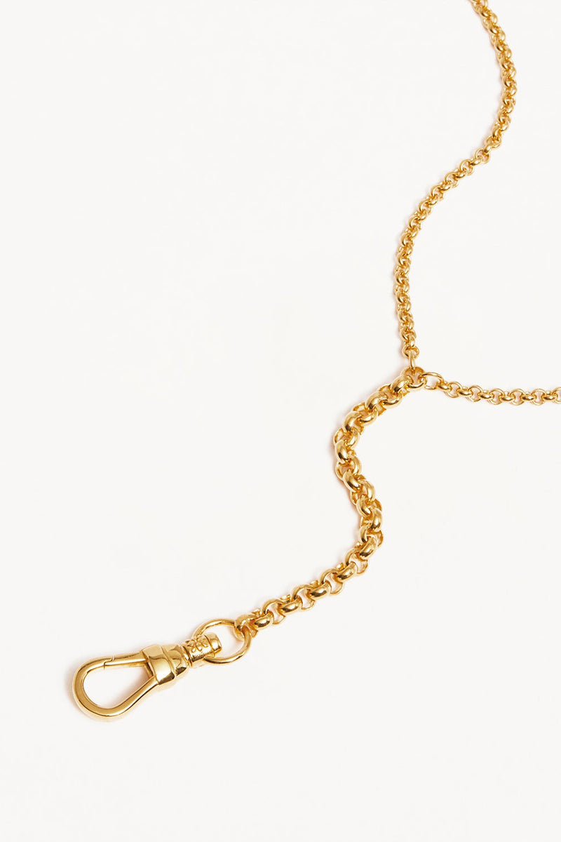 18k Gold Vermeil Your Story Albert Clasp Lariat Necklace