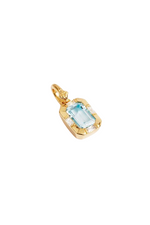 18k Gold Vermeil Calm Your Soul Topaz Annex Pendant