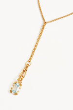 18k Gold Vermeil Calm Your Soul Topaz Annex Pendant