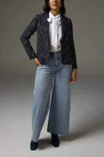 Poise Jacket Black/White Boucle