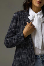 Poise Jacket Black/White Boucle