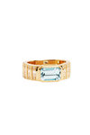 18k Gold Vermeil Calm Your Soul Topaz Ring