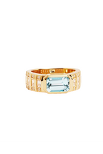 18k Gold Vermeil Calm Your Soul Topaz Ring