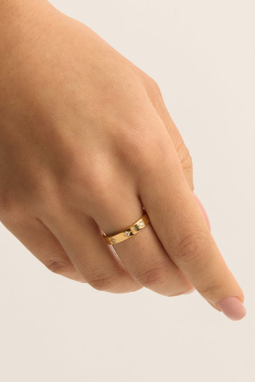 18k Gold Vermeil Infinite Light Ring