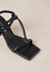 Sheila Black Leather Sandals