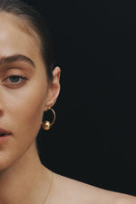Alba Hoops Medium Gold Vermeil
