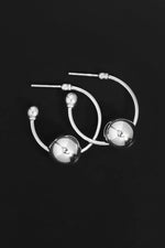 Alba Hoops Medium Silver
