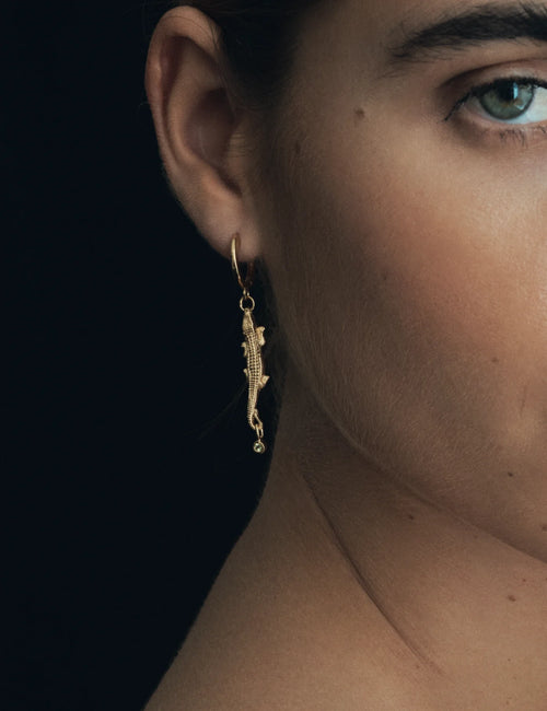 Bask Earrings Gold