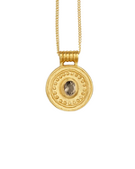 Denarii Coin Necklace Gold Vermeil