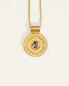 Denarii Coin Necklace Gold Vermeil