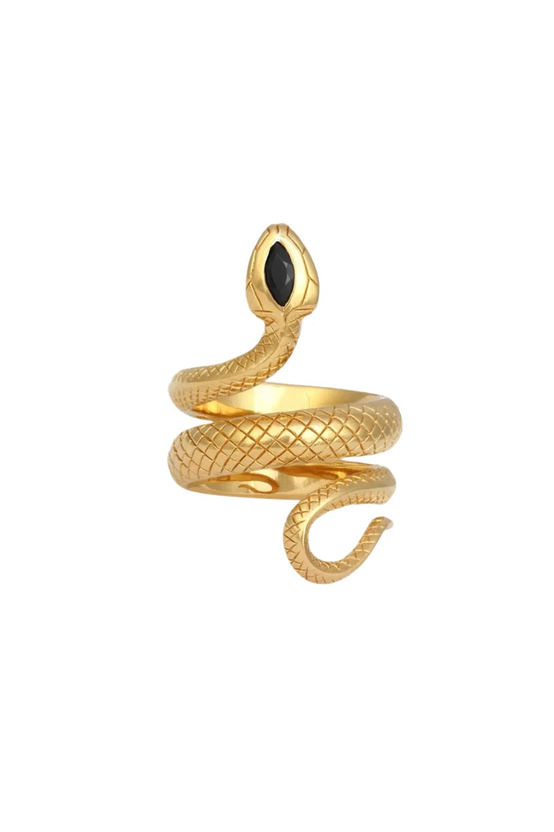 Draco Ring Gold Vermeil