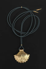 Eleni Cord Necklace Gold Vermeil