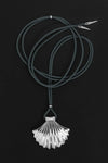 Eleni Cord Necklace Silver