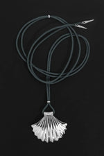 Eleni Cord Necklace Silver