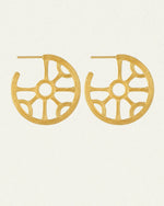 Kalinda Hoops Gold