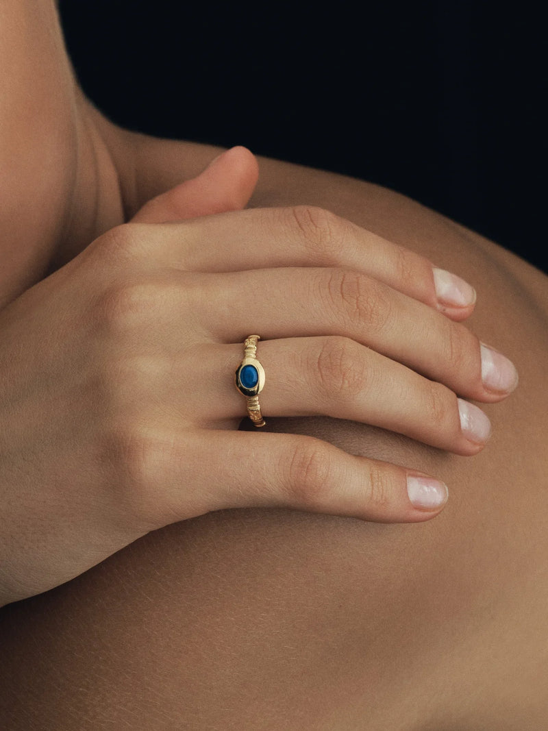 Lazuli Ring Gold