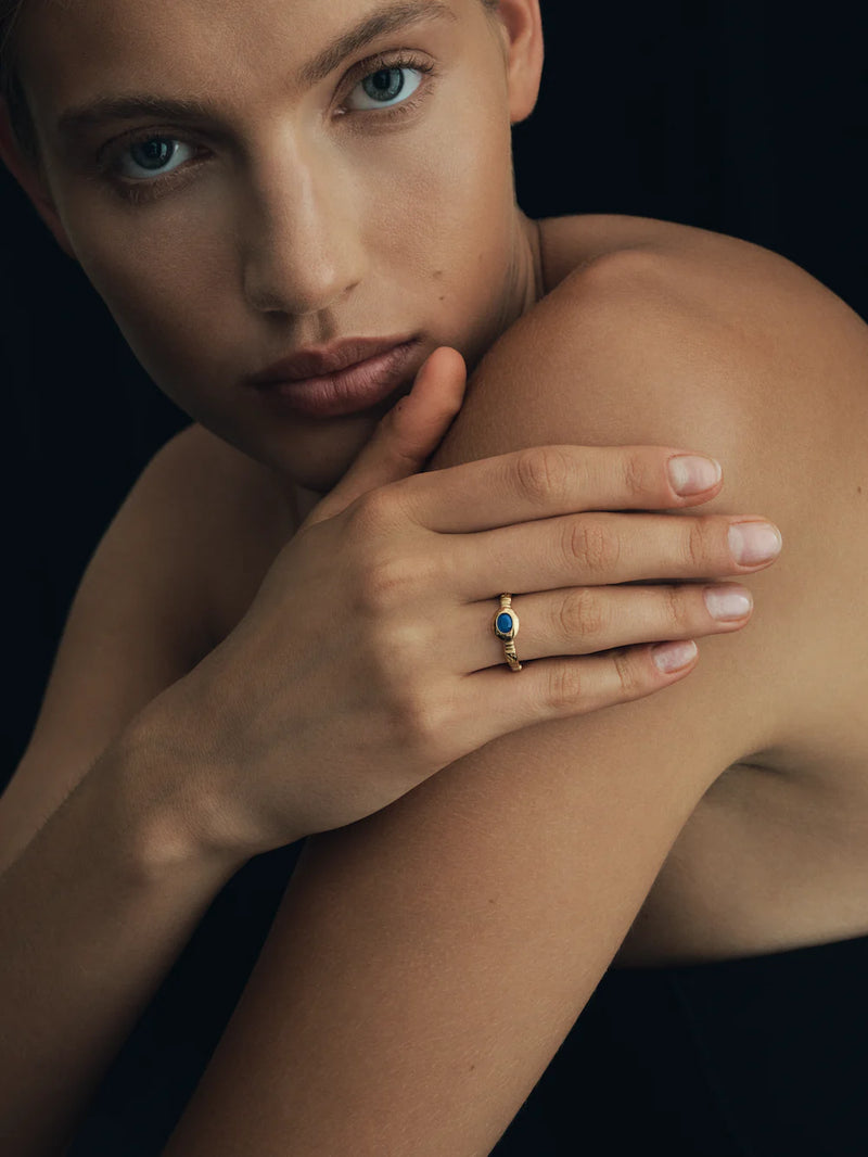 Lazuli Ring Gold