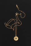 Mavi Eye Necklace Gold Vermeil