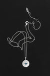 Mavi Eye Necklace Silver
