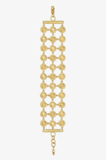Reign Coin Bracelet Gold Vermeil