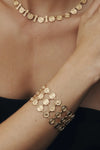 Reign Coin Bracelet Gold Vermeil