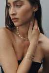Reign Coin Bracelet Gold Vermeil