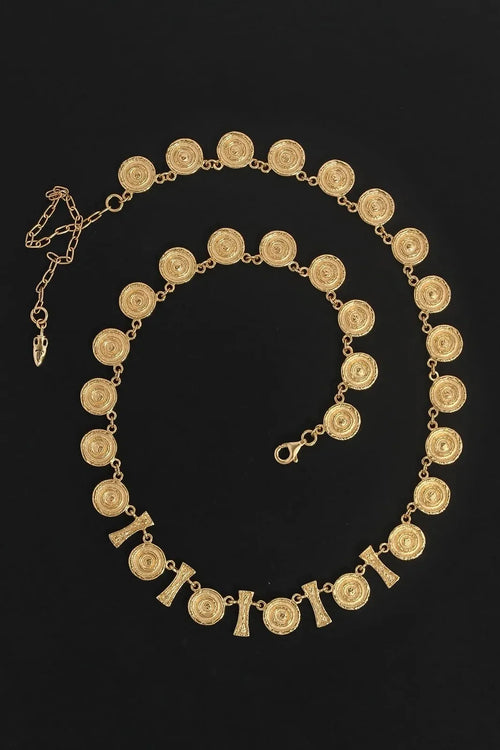 Reign Coin Chain Gold Vermeil