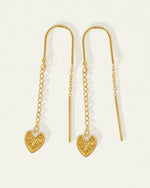 Silph Earrings Gold Vermeil