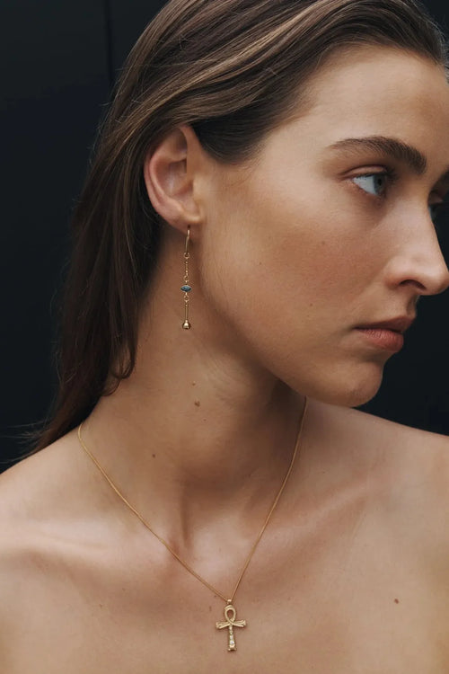 Ula Earrings Gold Vermeil
