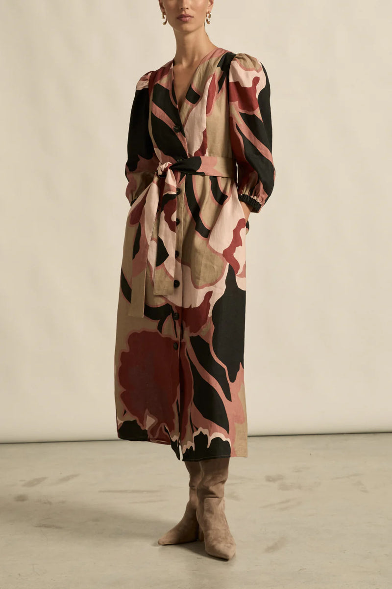 Verge Dress Tearose Organic