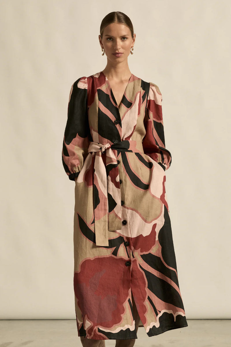 Verge Dress Tearose Organic