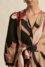 Verge Dress Tearose Organic