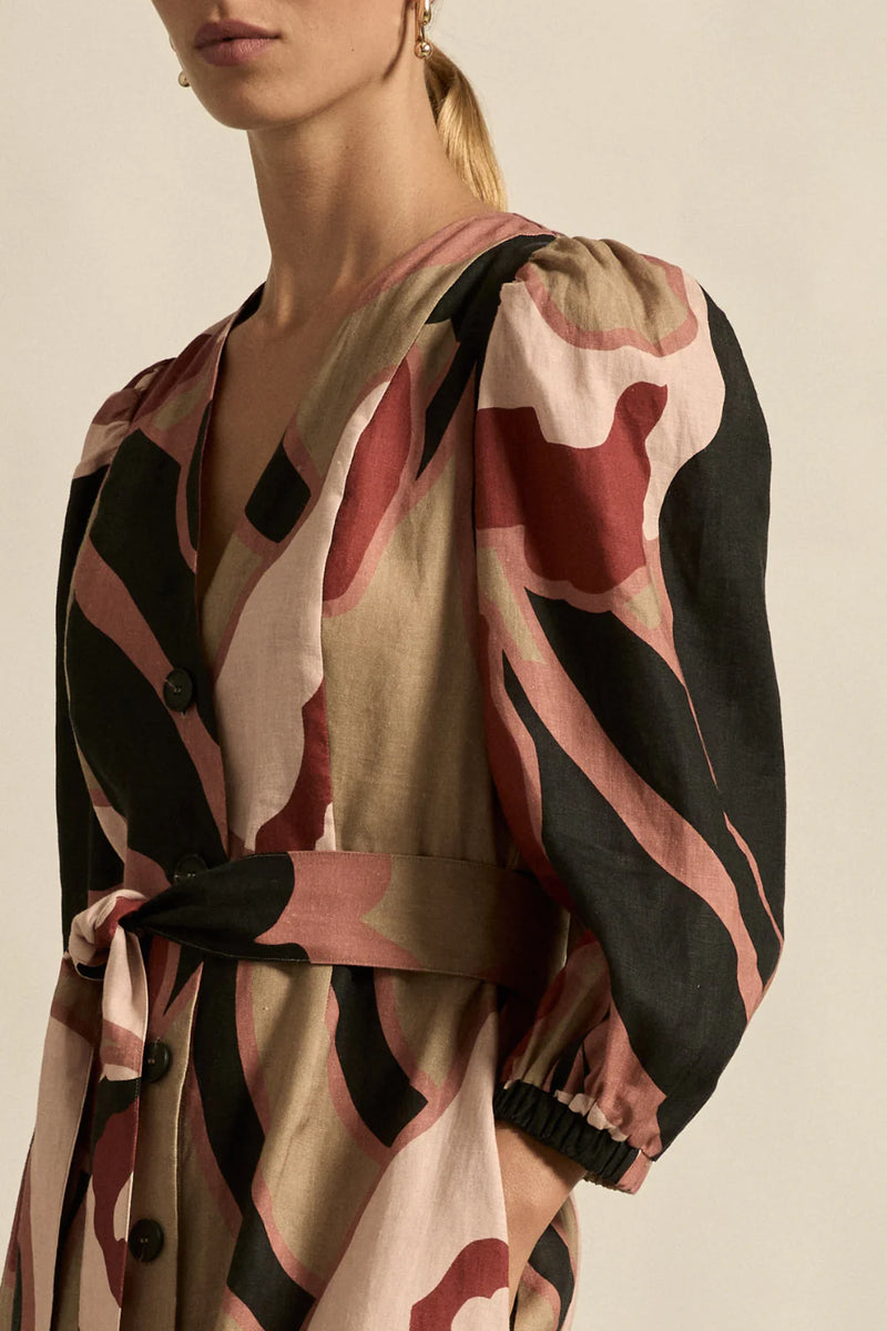 Verge Dress Tearose Organic