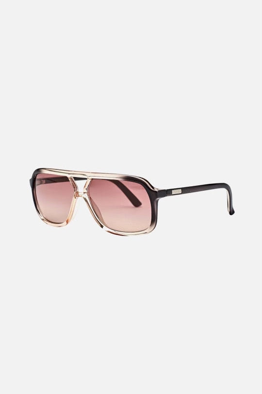 Treble Gloss Black Fade to Translucent Rose Rose Gradient Bio Lens