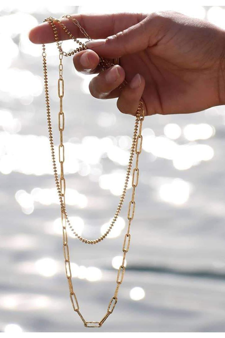 Kiya Chain Necklace Gold Vermeil