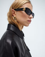 Siena Sunglasses Black with Gold