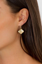 Moroccan Hook Earrings Gold