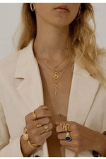 Crista Necklace Gold
