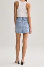 Quinn High Rise Mini Skirt in Swapmeet