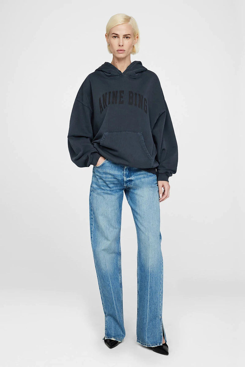 Harvey Sweatshirt Dark Washed Black