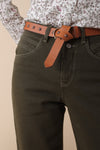 Studded Napa Leather Belt