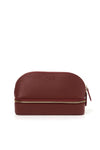 Monroe Jewellery and Cosmetic Travel Bag Burgundy