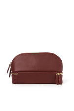 Monroe Jewellery and Cosmetic Travel Bag Burgundy