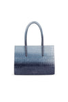 Crush Tote Maxi Croc Dusk