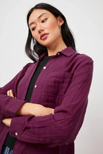 Ellis Shirt Boysenberry